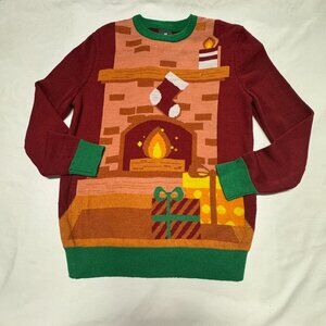 H&M Ugly Christmas chimney Knit Sweater M
